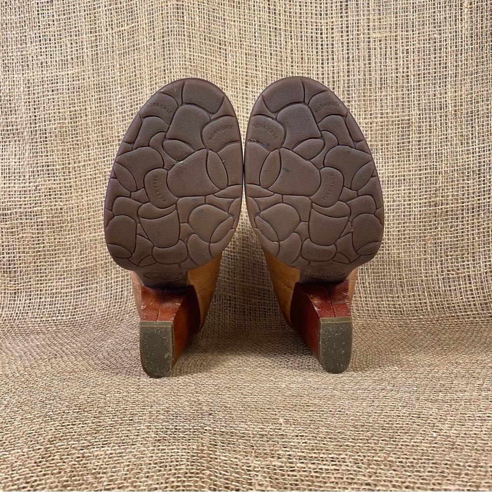 Korks ease Ankle boots booties soft leather brown Leather cushioned 10 M - Picture 9 of 10